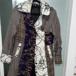 Slonl Vibrant style Peacoat Size M